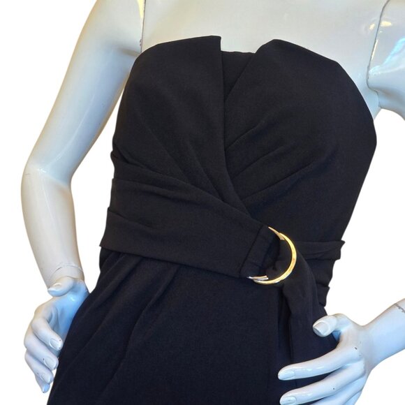 ANTONIO MELANI Strapless Little Black Dress sz 4 - Picture 10 of 12